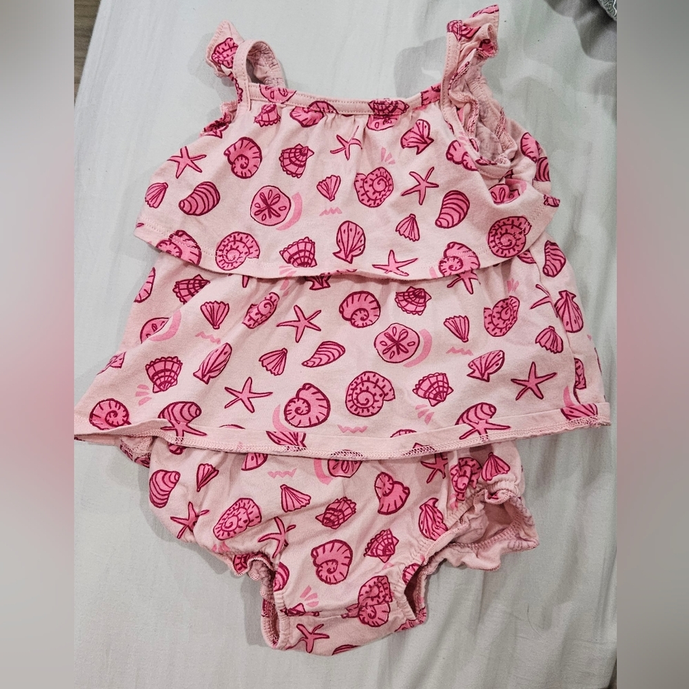 2 piece cotton girls outfit